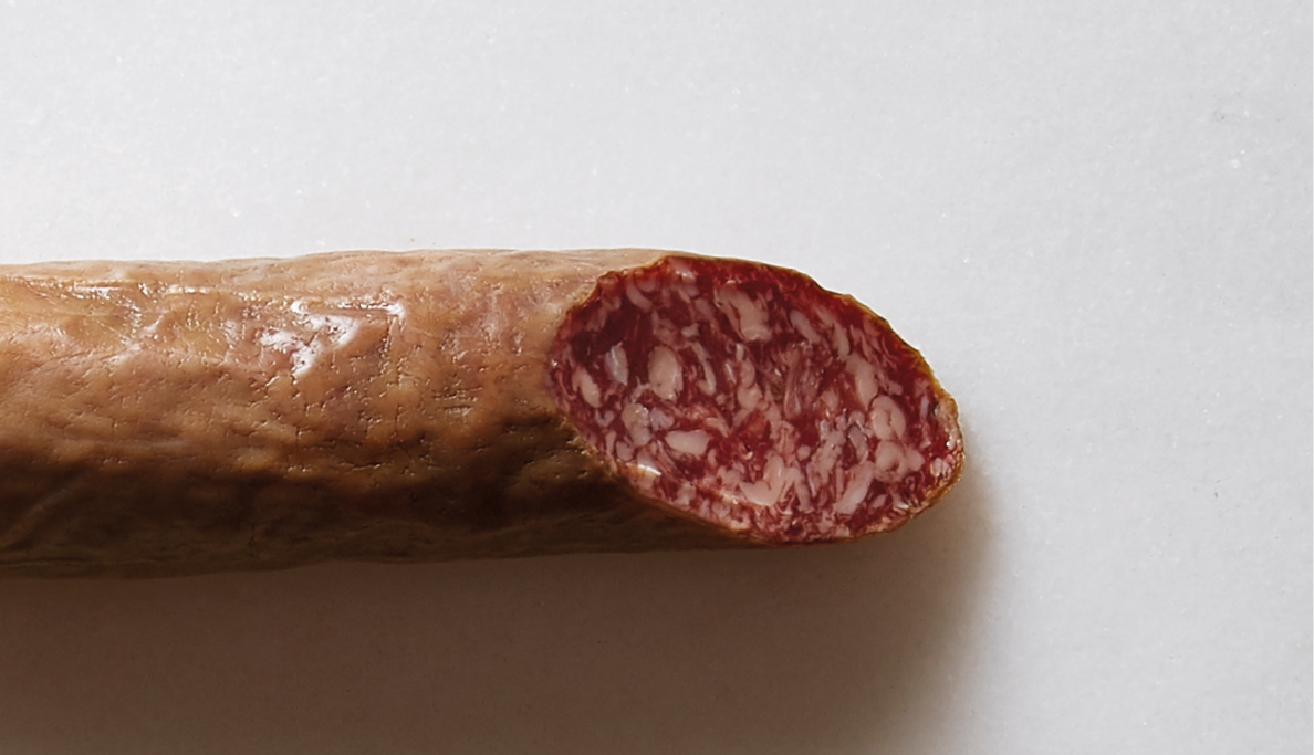 Salchichón de Bellota Ibérico Cular en mitades